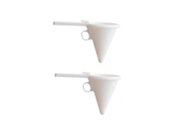 Funil: Amplamente Utilizado Para Glacê, Cobertura E Muito Mais Funis De Cozinha.brfunil Para Cupcakes: Funil
