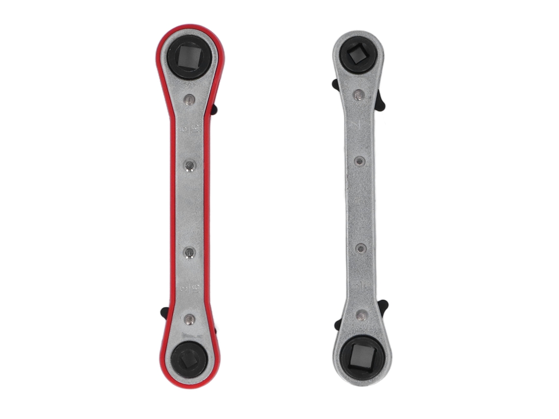 Juego de destornilladores de carraca de doble extremo, acero de alto carbono, herramienta de reparación, 2 piezas.
