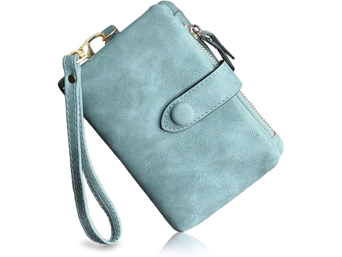 Cartera pequeña plegable con cremallera para mujer - PU Tommy01
