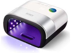 Lámpara de uñas LED UV profesional, máquina de secado y curado de esmalte de uñas en gel LED/UV, con sensor automático y pantalla LCD para uso doméstico y profesional GOKOCO