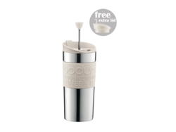 Juego de tazas de viaje de acero inoxidable BODUM 0.35L Blanco roto