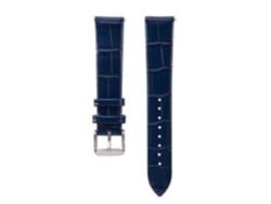 Correa universal de piel sintética con estampado de cocodrilo para relojes de 20 mm. Sistema de liberación rápida para facilitar su reemplazo.