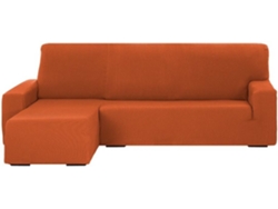 Funda Chaise Longue TODOPARAMICASA Túnez Naranja (Brazo Izquierdo Corto -  240 cm)