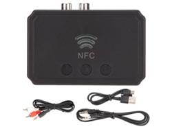 Adaptador Bluetooth 5.0 Con Nfc Para Ordenador De Sobremesa, Receptor Inalámbrico Con Interfaz De 3,5 Mm Y Reproducción Mediante Unidad Usb.