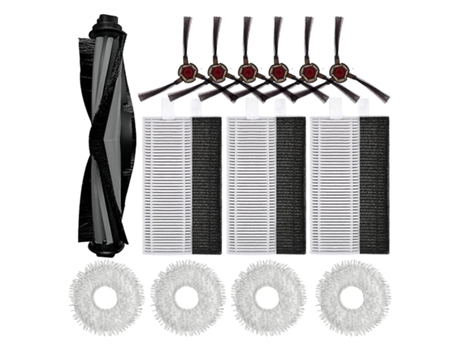 Kit de acessórios para aspirador de pó 14 peças para ecovacs deebot n9+