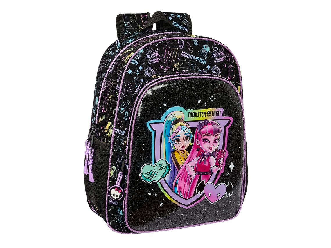 Mochila Escolar MONSTER HIGH Negro 33 x 42 x 14 cm