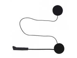 Auriculares Bluetooth para casco de motocicleta impermeable estéreo música voz micrófono casco negro