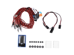 Kit De Luces Led Intermitentes Para Coches Rc, 4,8-6,0 V, Sistema De Iluminación, Accesorio Para Vehículos De Hobby.