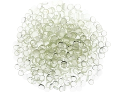 Cuentas de vidrio planas y transparentes, de 17-19 mm, piedras decorativas duraderas para la decoración de jarrones. SFUSHOS