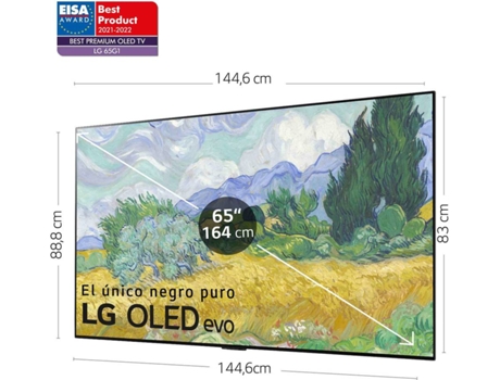 TV LG 65G16 (OLED - 65'' - 165 cm - 4K Ultra HD - Smart TV)