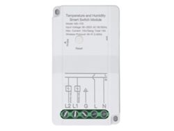 2026dz-módulo De Interruptor Inteligente De Temperatura E Umidade Com Controle Remoto E Programação 90‑250v