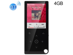 Reproductor de audio deportivo CSYY E05, MP4/MP3, 4 GB, Bluetooth (negro)