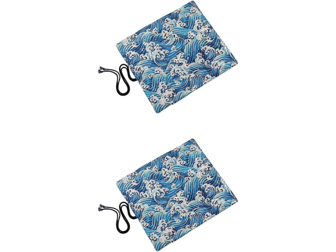 Juego de 2 bolsas enrollables con 20 colores, portapinceles para lienzo y estuche para lápices Gokoco Air