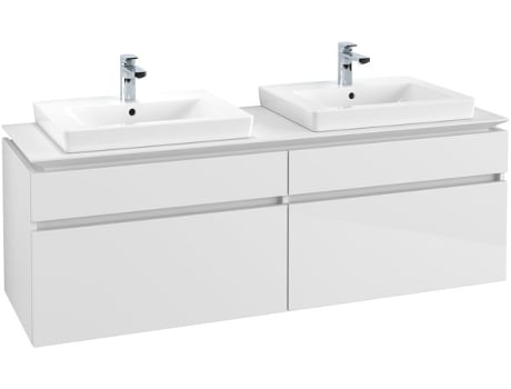 Mueble de tocador Villeroy &amp Boch Legato B677 1600x550x500mm 2 lavabos