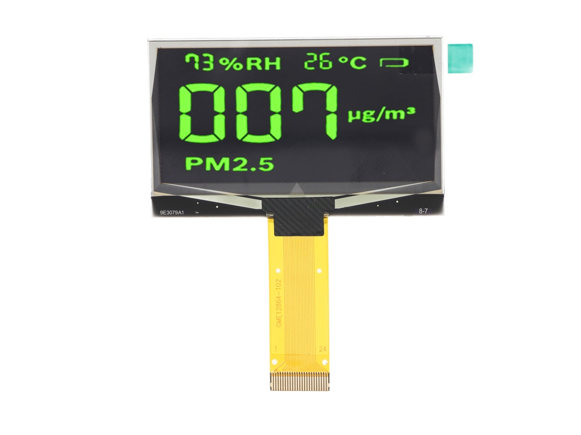 Módulo De Pantalla Lcd Oled Verde Transparente Ssd1309 De 2,42 Pulgadas, 24 Pines, Resolución 128x64