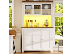 Muebles de cocina, armarios altos, aparadores, vitrinas y aparadores con estantes ajustables (104×40×180 cm)