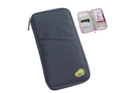 Bolsa multifuncional para pasaporte de avión de viaje, bolsa portátil para documentos, bolsa para tarjetas de almacenamiento, soporte para billetes INNOVTEC