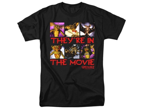 Camiseta ROCKINSTONE Eles estão no filme Gremlins 2 The New Batch (L)