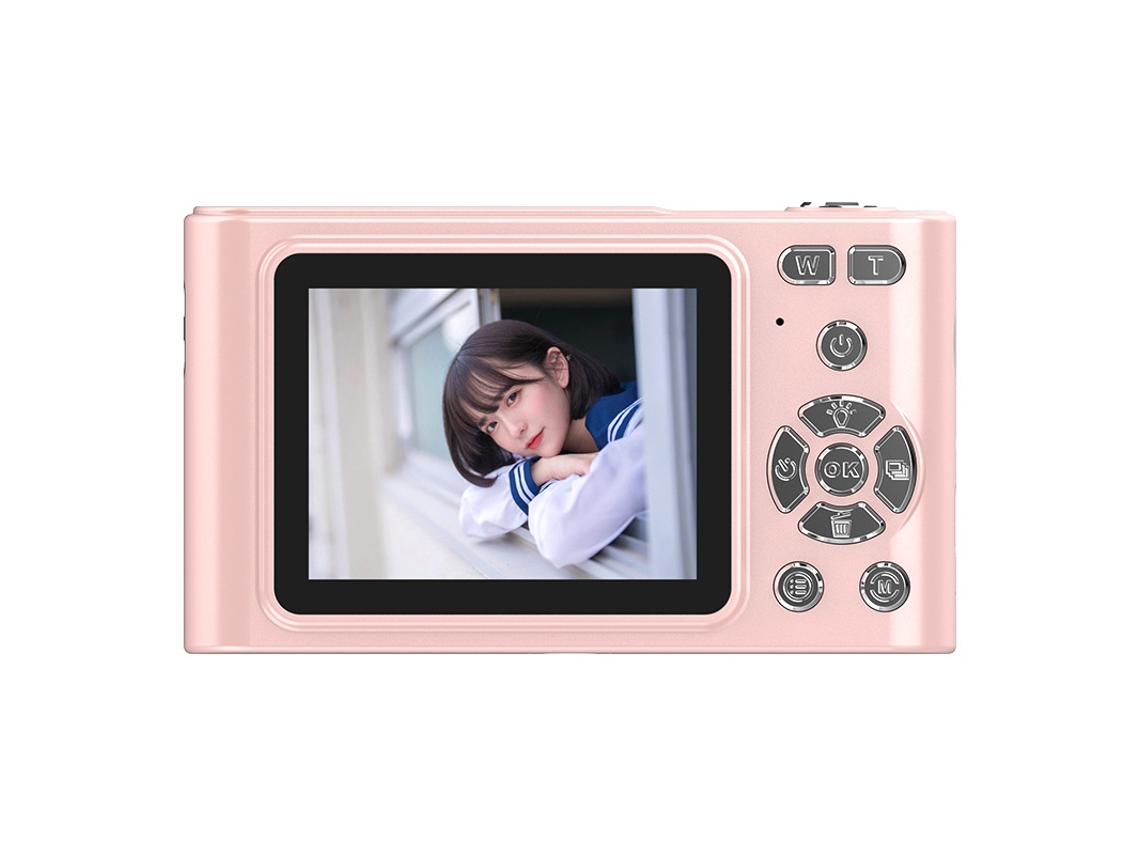 Cámara Digital 4k De Alta Definición, Zoom Digital De 16x, Flash Incorporado (rosa). Czhhmart