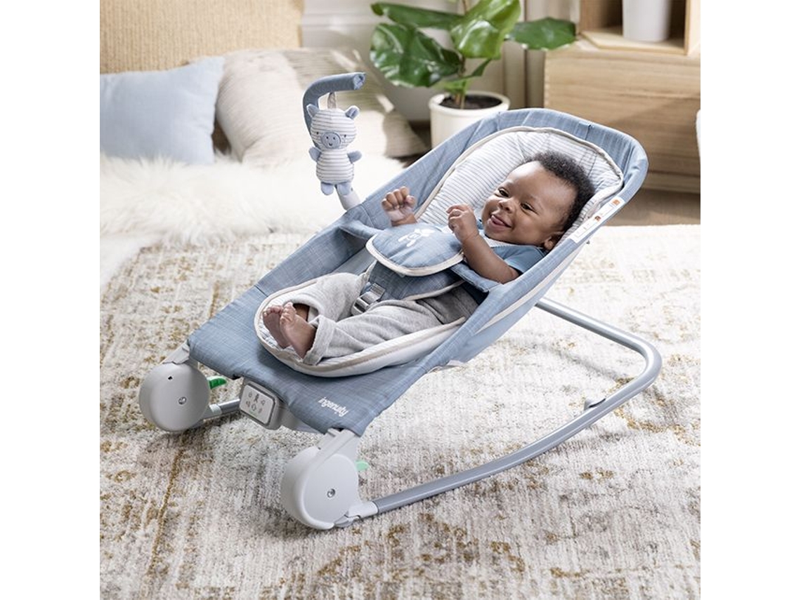 Mecedora para bebé Ingenuity Happy Belly Rock To Bounce con masaje - Multicolor