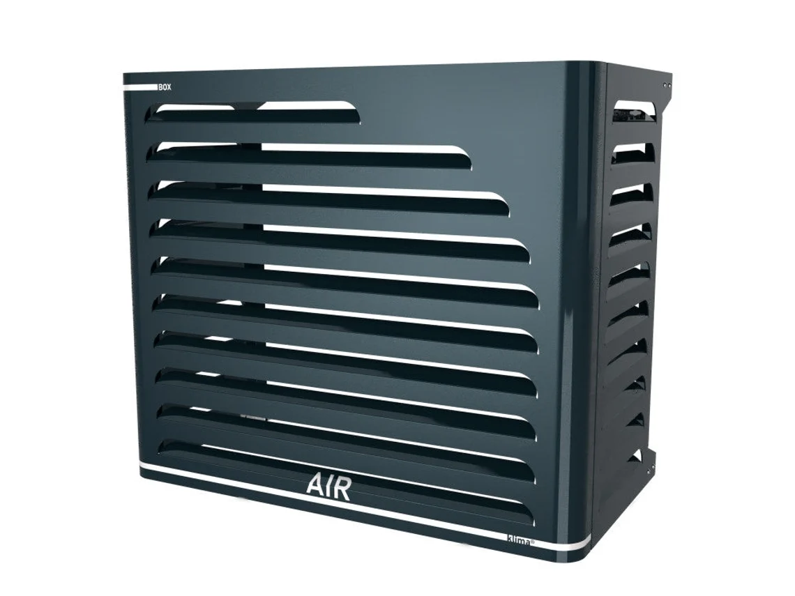 Cubierta De Aire Acondicionado - Curve - Antracita - Talla M (l 100cm - H 85cm - D 50cm) - Box Air Klima