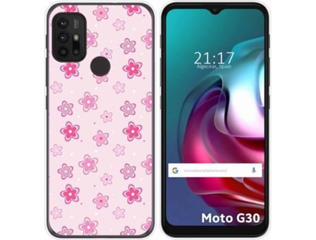 Carcasa Motorola Moto G10 / G30 TUMUNDOSMARTPHONE Flores Multicolor