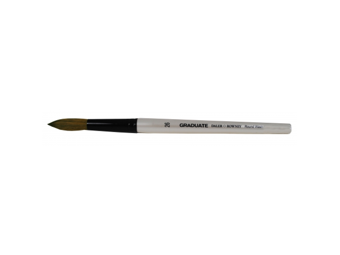 Pincel Sint. Pelo Poney Aguadas Redondo Graduate Mango Corto (26'' 38,1 Mm)