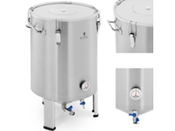 Pojemnik Kocioł Fermentacyjny Fermentador Do Piwa Ze Stali Nierdzewnej 60 L Royal Catering