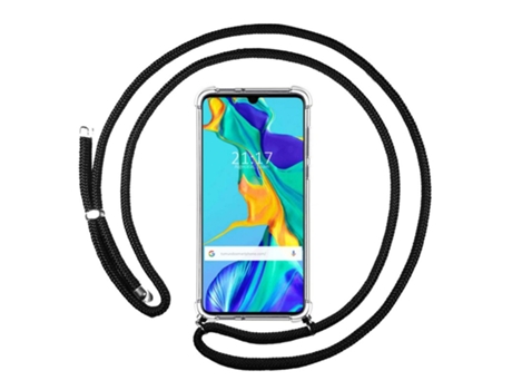 Carcasa Huawei P30 TUMUNDOSMARTPHONE Colgante Negro