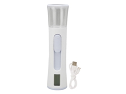 Vaporizador Facial Nano De Doble Cabezal Con Pantalla Lcd Para Hidratación Y Limpieza Facial.