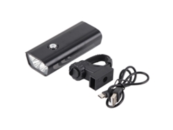 Luz delantera para bicicleta 2026, 6000 lm, 5 LED, 6 modos, resistente al agua IPX6, carga USB, ideal para ciclismo nocturno, correr y caminar.