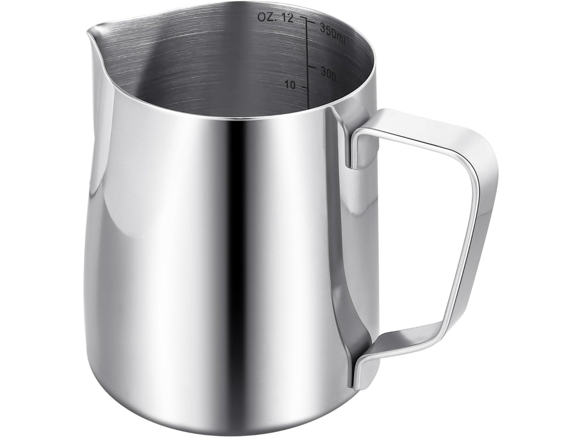 Jarra Espumadora De Leche, Acero Inoxidable, 350 Ml