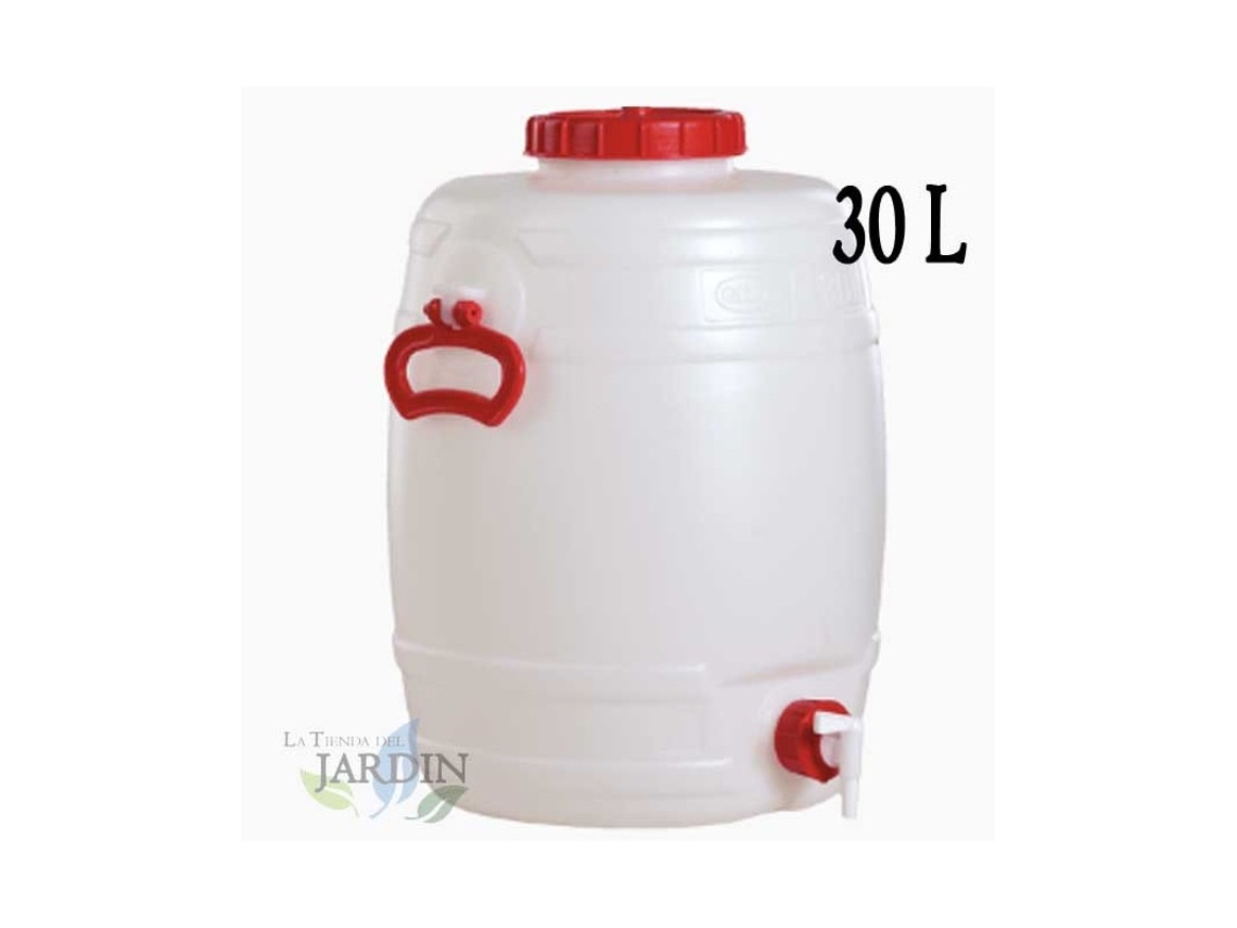 Barril de Polietileno Alimentario 30 Litros para Liquidos Y Bebidas GRAF