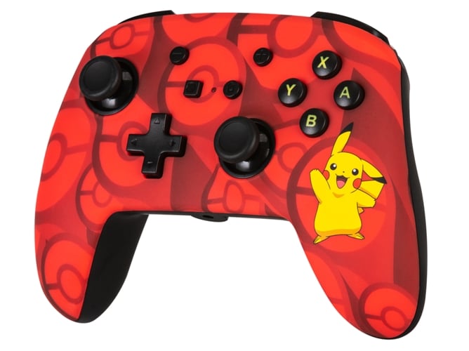 Mando POWERA Pikachu (Nintendo Switch - Rojo)