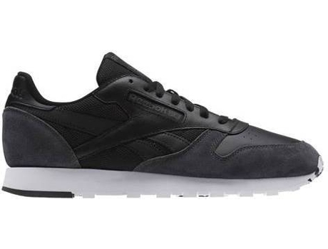 Zapatillas REEBOK CL Leather Hombre (40.5 - Negro)