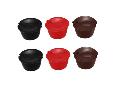 Paquete de 3 cápsulas de café recargables Filtros de cápsulas de café reutilizables