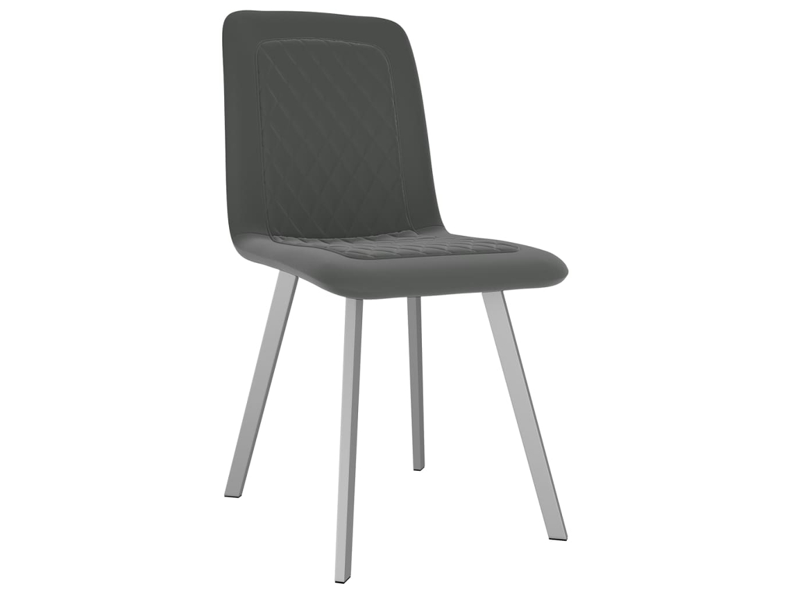 Sillas de comedor 2 piezas Terciopelo gris MAISON EXCLUSIVE