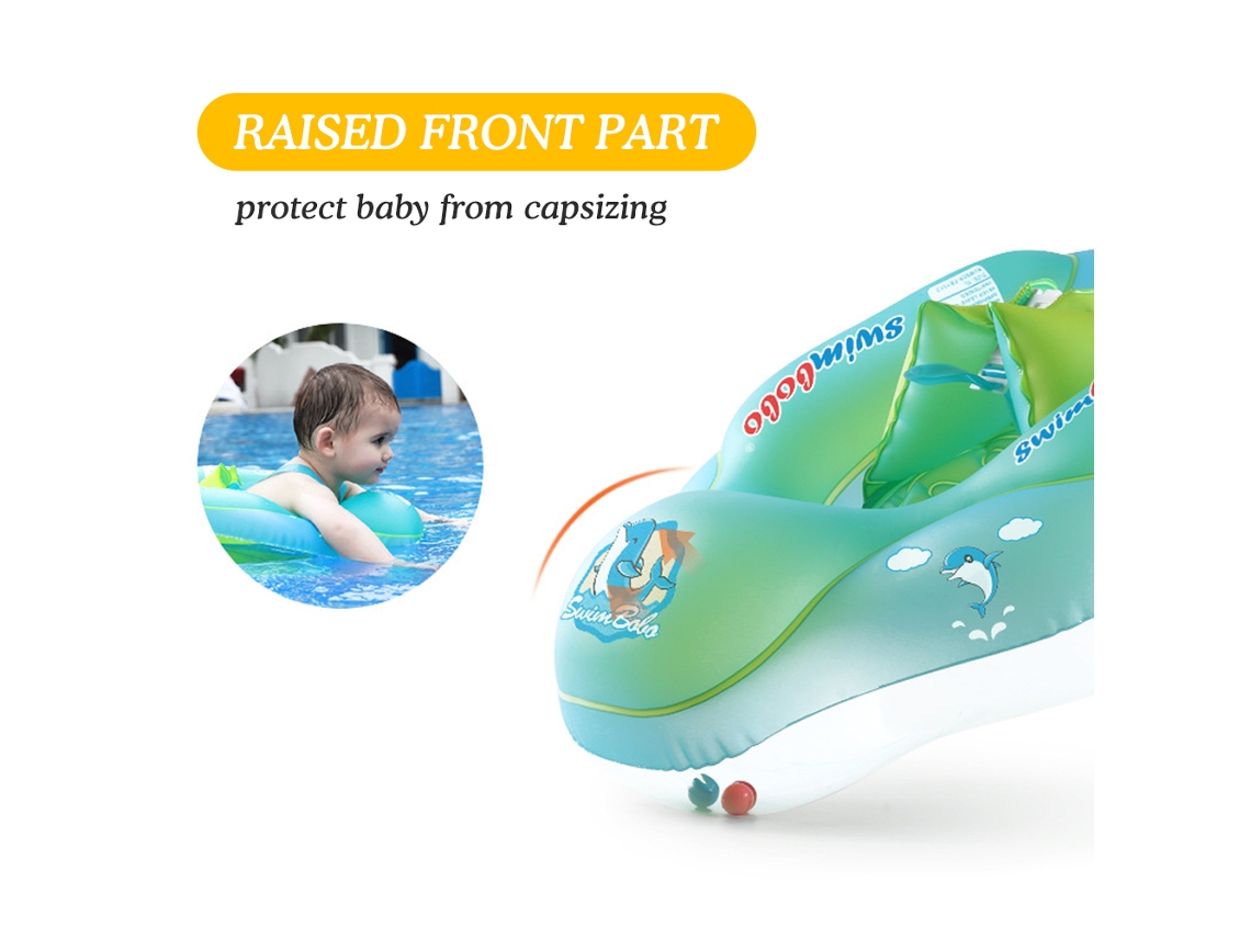 Flotador Infantil, Anillo Inflable Con Chaleco Ajustable Para Piscina, Bañera Y Playa.
