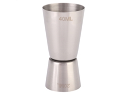 Medidor De Cóctel Doble De Acero Inoxidable 304 Para Bar, 40/20 Cc.