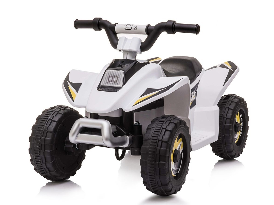 Moto 4 CHIPOLINO 6V SPEED blanco (Edad Mínima Recomendada: 3 años)