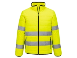 Chaqueta Alta Visibilidad Baffle Acolchada | Invierno Térmica Amarillo/negro / 4xl