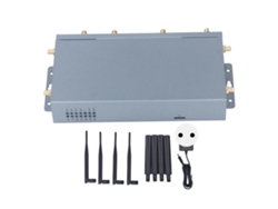 Receptor de radio con señal estable y pantalla LCD.