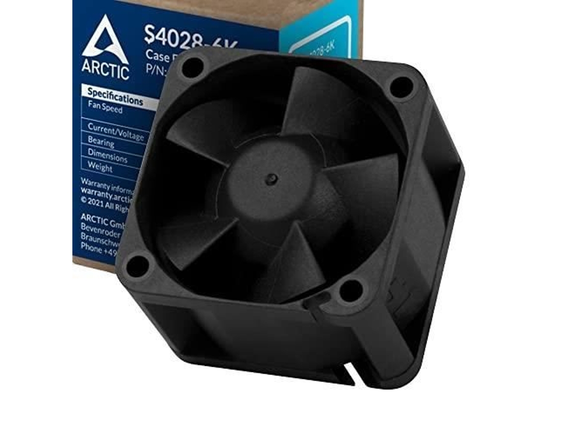 Ventilador de Caja ARCTIC S4028-6K para Pc 4 Cm Negro 1 Piezas Acfan0018