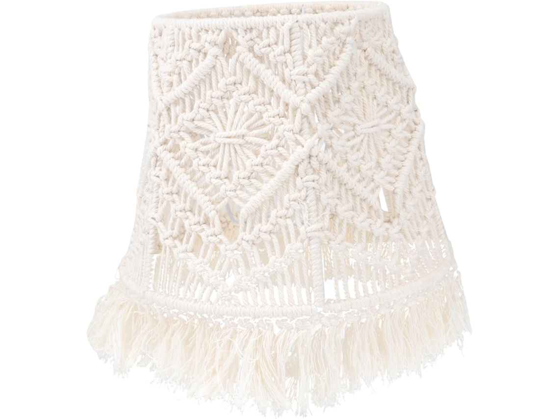 Tapiz De Pared Bohemio De Macramé Tejido En Algodón Natural Para La Decoración De Interiores De La Sala De Estar Y El Dormitorio.