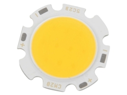 Chip Led Cob Redondo De 5 W, Luz Blanca Cálida Superbrillante, Dc15-17v, 180°