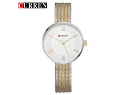 Reloj De Cuarzo De Acero Inoxidable Con Diamantes De Imitación Para Mujer