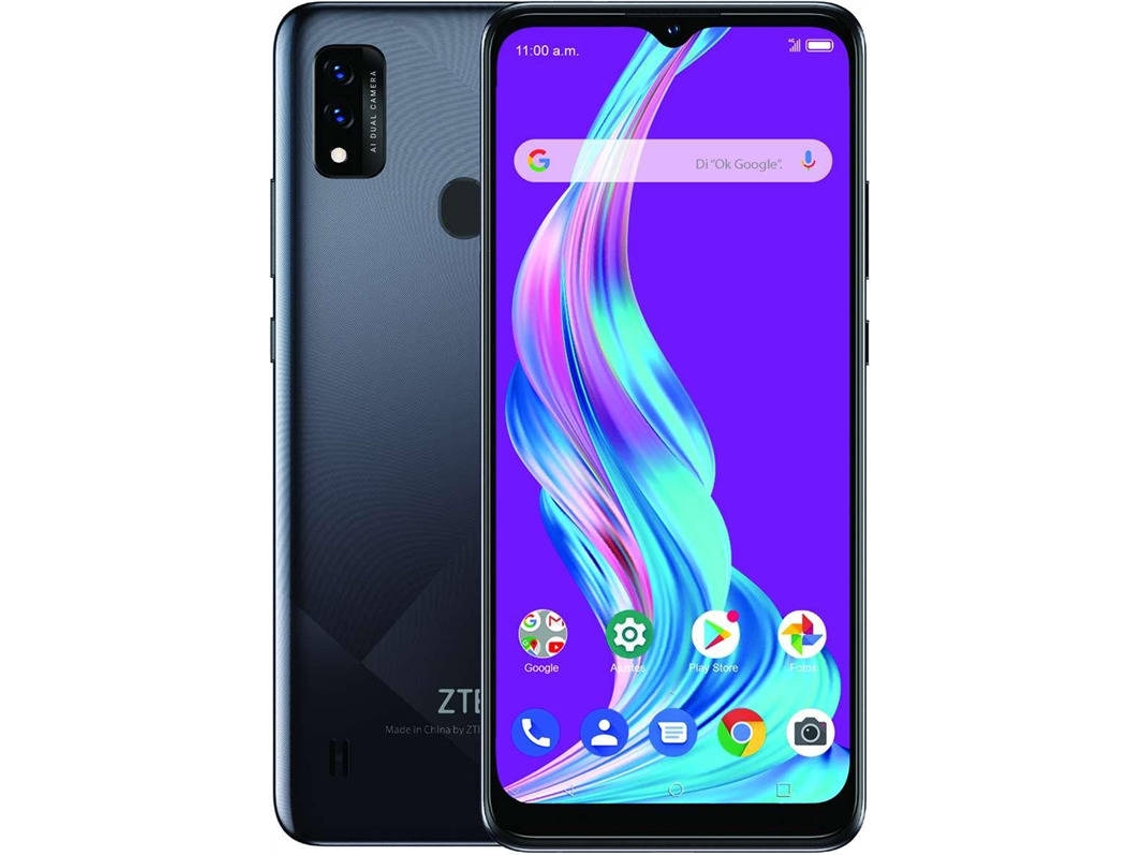 Zte Blade A51 gris 32 gb 2 ram 6.52 hd+ sc9863a octacore 3200 mah android 11 go smartphone pantalla de 13mp 2mp 2gb 32gb 8core 2gb32gb6.52 2gb32gb