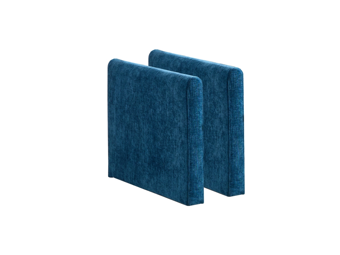 Sofá Cloud Con Brazos Modulares, Chenilla, Azul