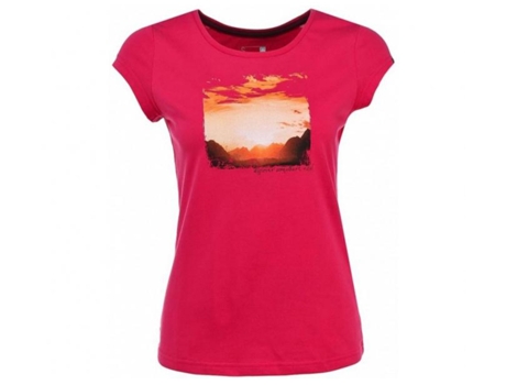 Camiseta de Mujer ADIDAS Landscape Tecnologia Climalite Rosa (S)