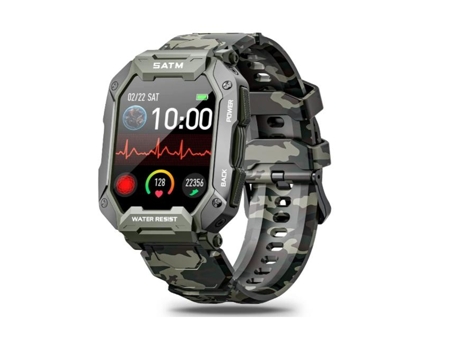 Relojes inteligentes para hombres, reloj inteligente para teléfonos Android y compatible con iPhone, rastreador de actividad física con presión art...